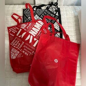Three large size lululemon bags

These are the larger ones.